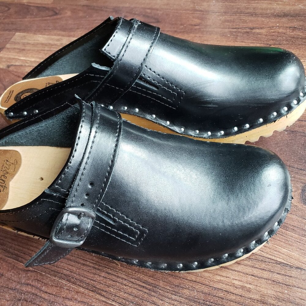 Troentorp Black DaVinci Clog sz 38